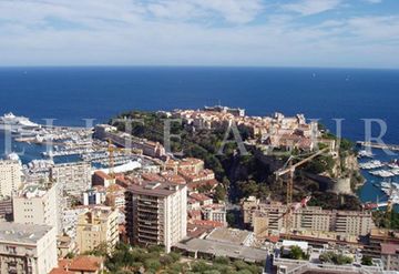 Монако – Экзотический сад. Четырёхкомнатная квартира в изумительном месте с панорамным видом на море и Скалу на продажу. 